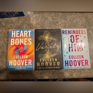 3-books! Colleen Hoover - Book titles shown